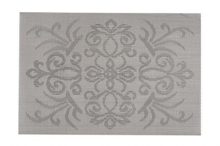 Podkładka pod talerze, podkładka na stół, ornamenty, szara