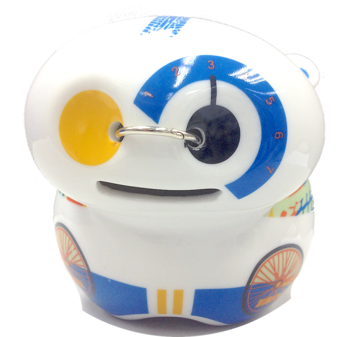 Skarbonka z porcelany krówka