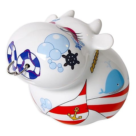 Porcelanowa Skarbonka Krówka Miss Bikini