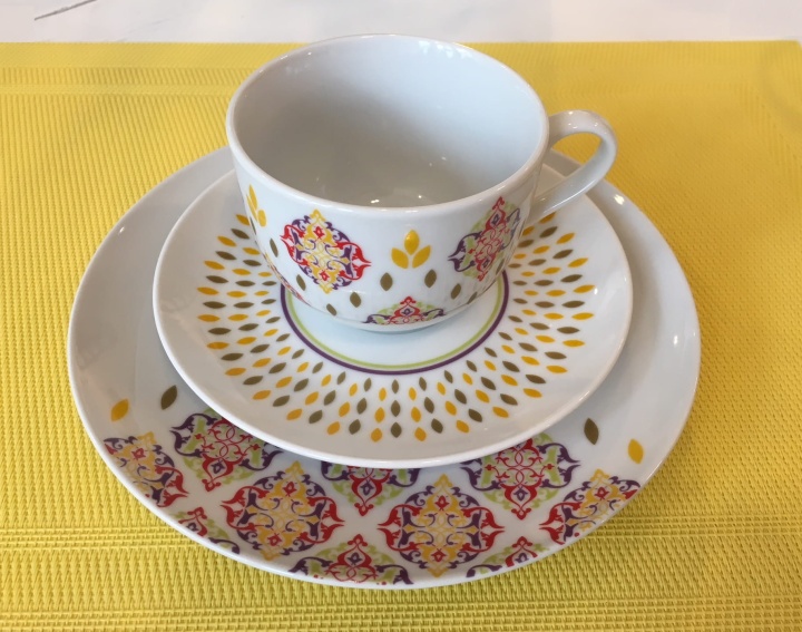 Serwis obiadowy z porcelany Romantic dla 4 os.