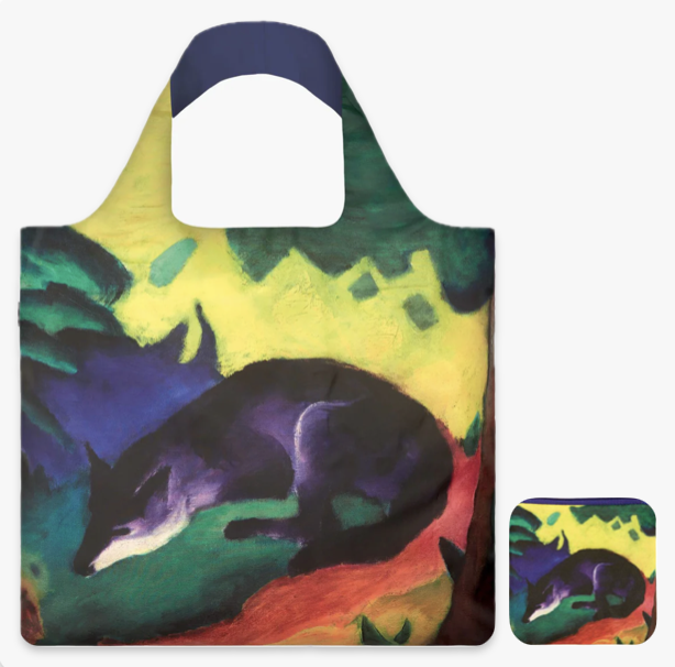 Torba LOQI FRANZ MARC Niebieski Lis