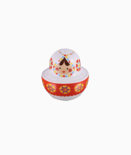 figurka matrioszka baba porcelana solniczka