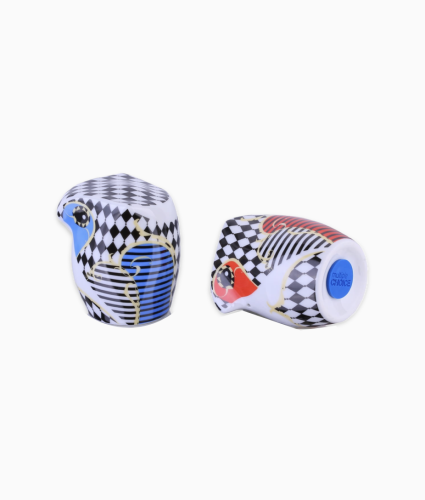 Solniczka i pieprzniczka porcelana