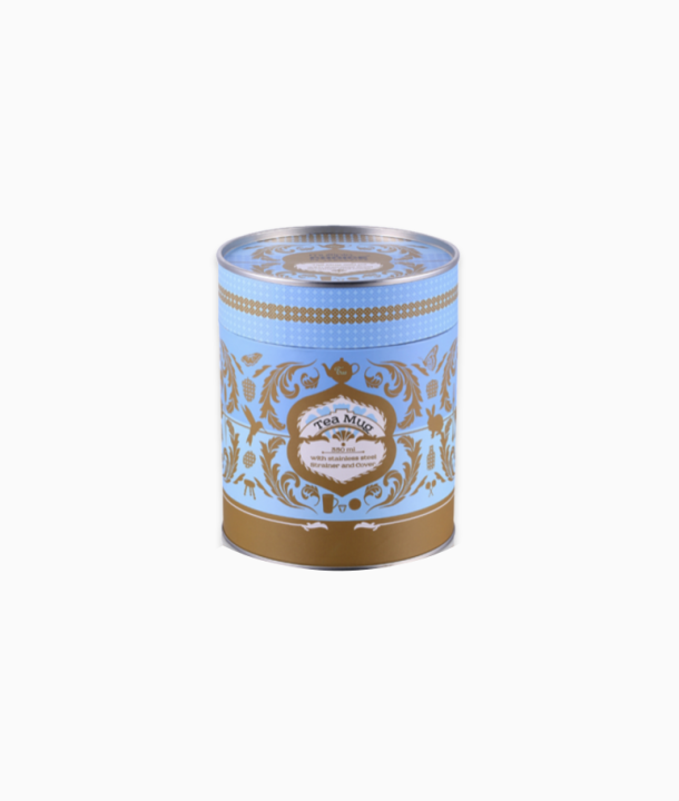 Kubek porcelanowy z zaparzaczem 350 ml