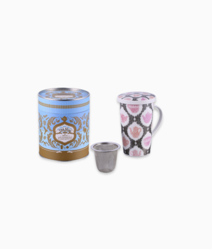 Kubek porcelanowy z zaparzaczem 350 ml
