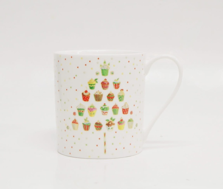 Kubek świąteczny porcelanowy