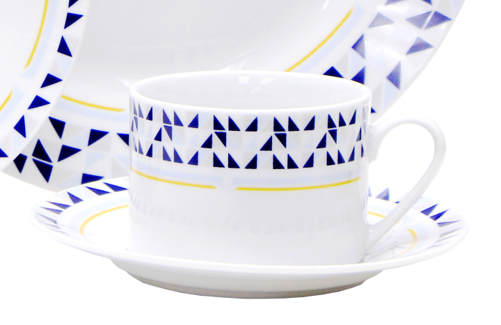 Serwis kawowy obiadowy z porcelany